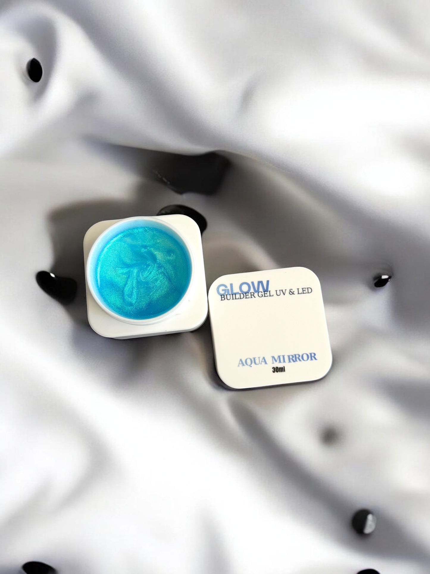 GLOW Builder Gel - Aqua Mirror