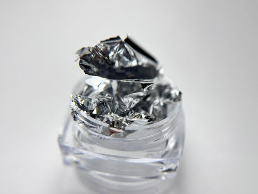 Silver Chrome Leaf - 004