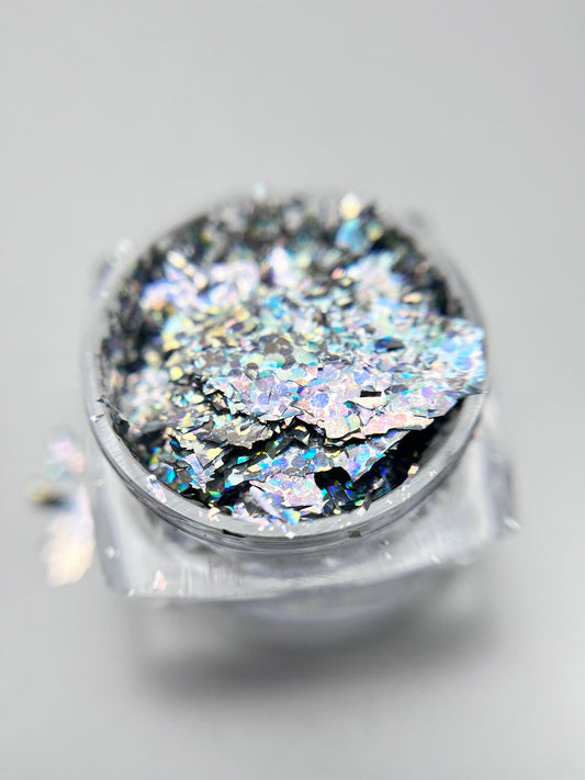 Silver Chrome Leaf - 002