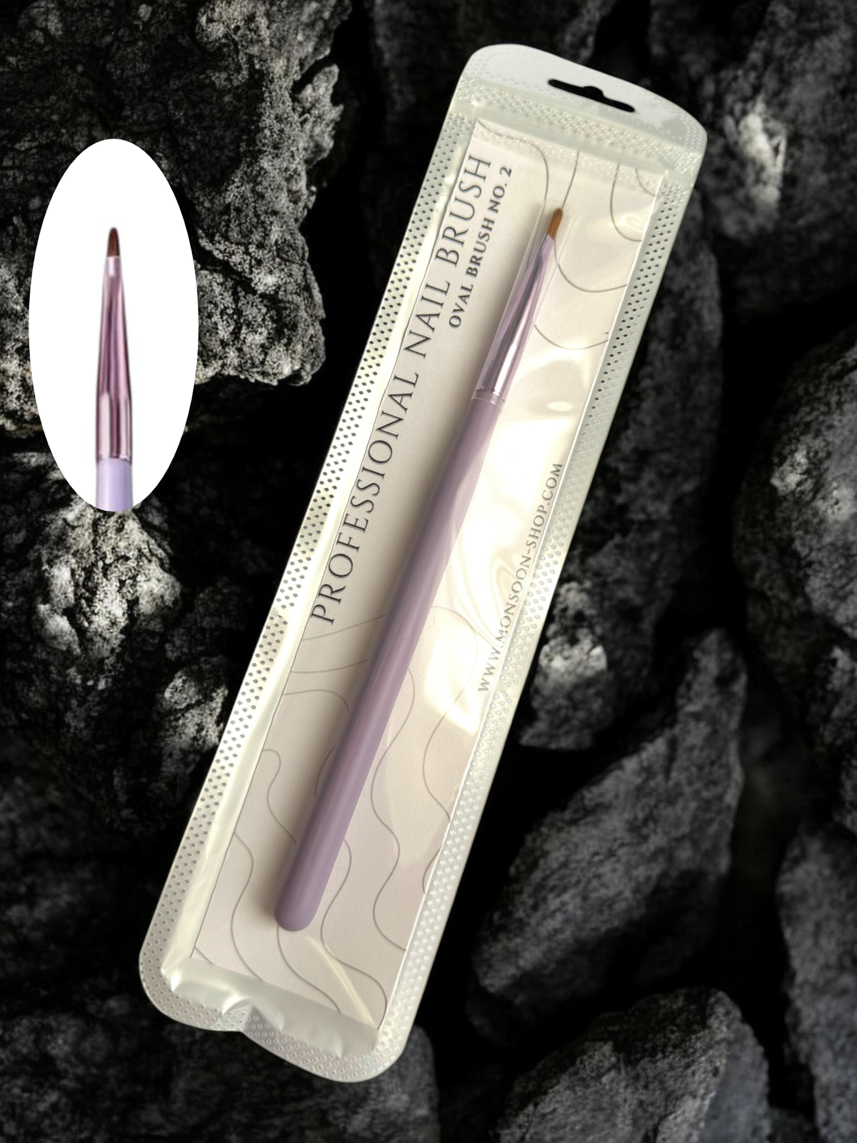 NAIL BRUSH - OVAL BRUSH NO. 2