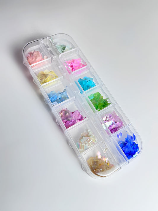 OUTLET Shells mix color nail-art #103