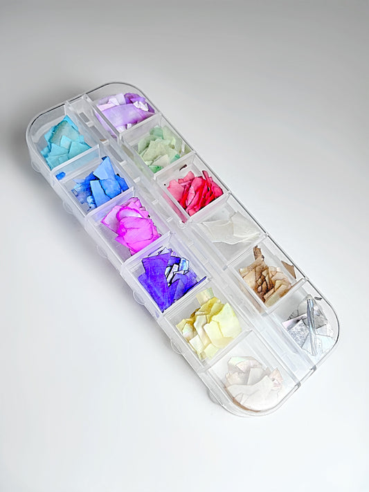 OUTLET Shells mix color nail-art #101