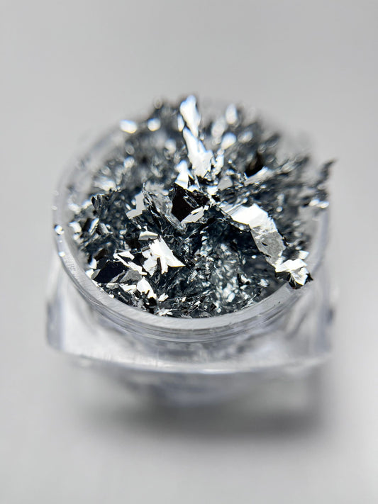 Silver Chrome Leaf - 003