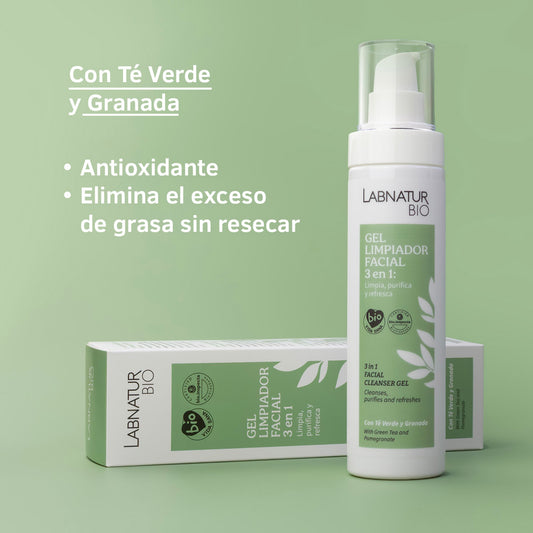 3 in 1 Facial Cleanser Gel 150 ml Labnatur Bio