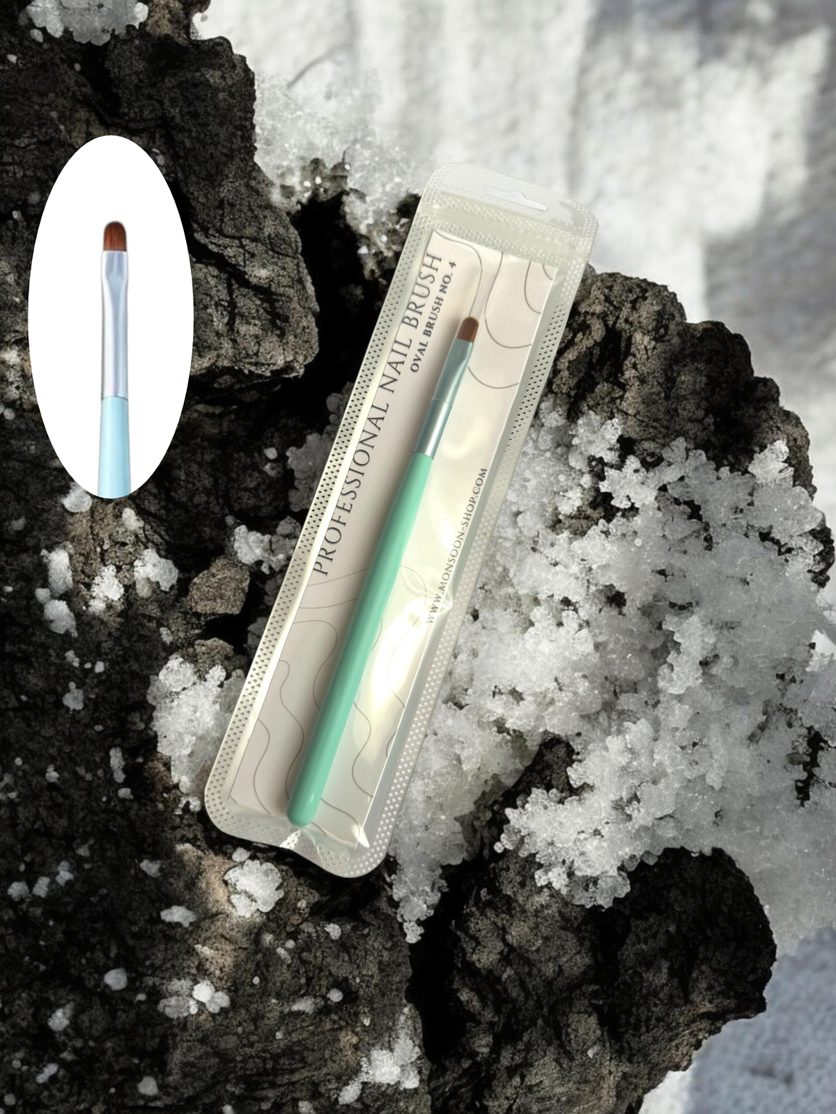 NAIL BRUSH - OVAL BRUSH NO. 4