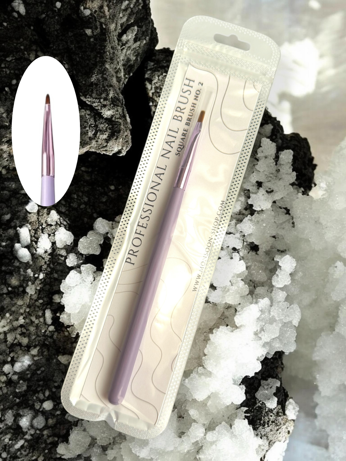 NAIL BRUSH - SQUARE BRUSH NO. 2