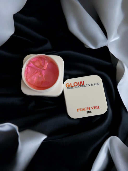 GLOW Builder Gel - Peach Veil