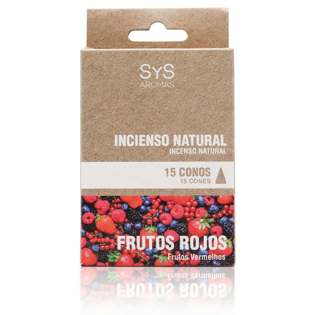 Red Berries Natural Incense 15 Cones SYS Aromas