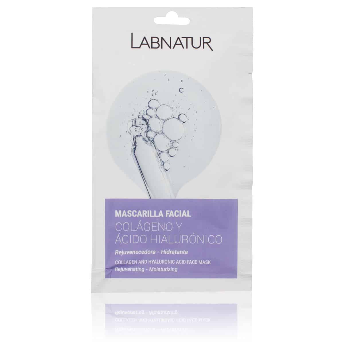 Mascarilla Facial Colágeno y Ácido Hialurónico 15 ml Labnatur